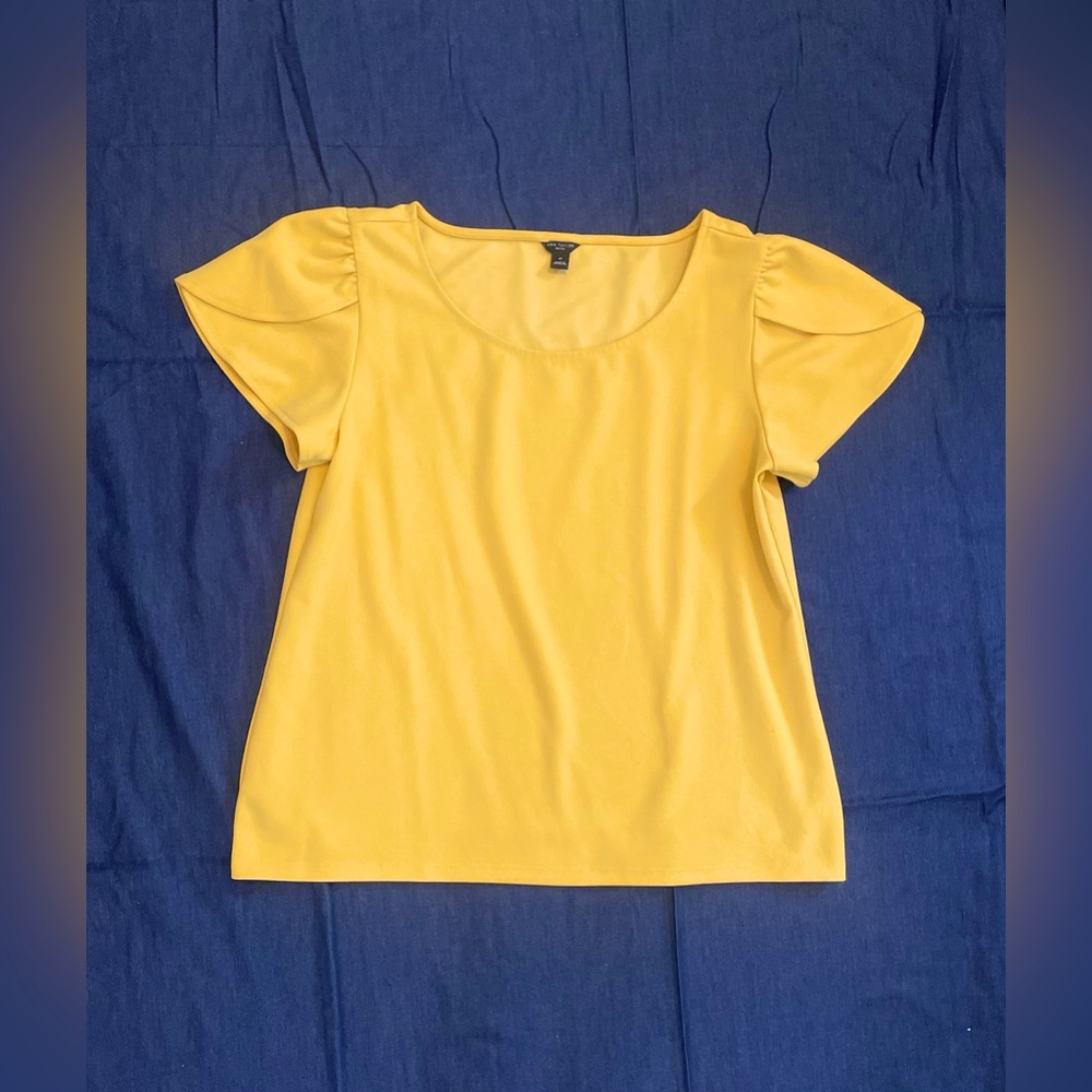 Yellow Ann Taylor Blouse, petite Large.